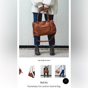 NWT! Free People x Bed Stu Rockababy Tote - Retail $265